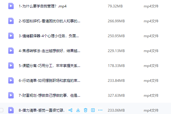 人人都需要的自我管理课